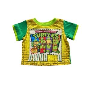 Vintage TMNT Size 18M Short Sleeve Top